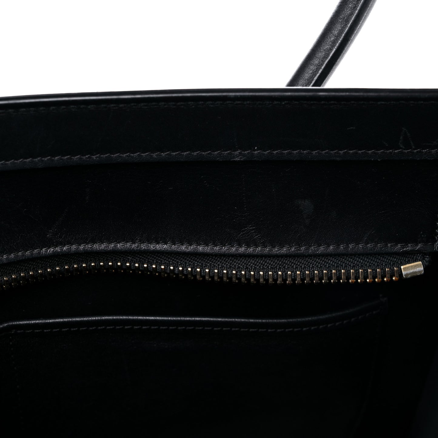Baby Grained Calfskin Nubuck Micro Tri-Color Luggage Corn