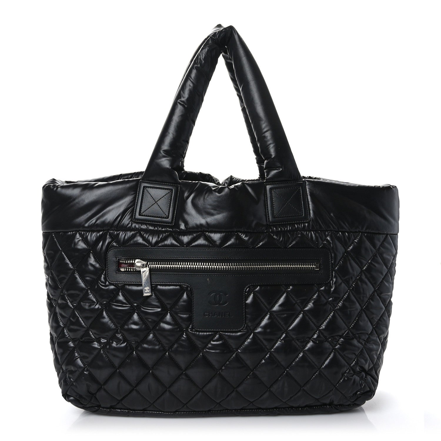 Chanel Nylon Quilted Large Coco Cocoon Tote Black 1 of 9