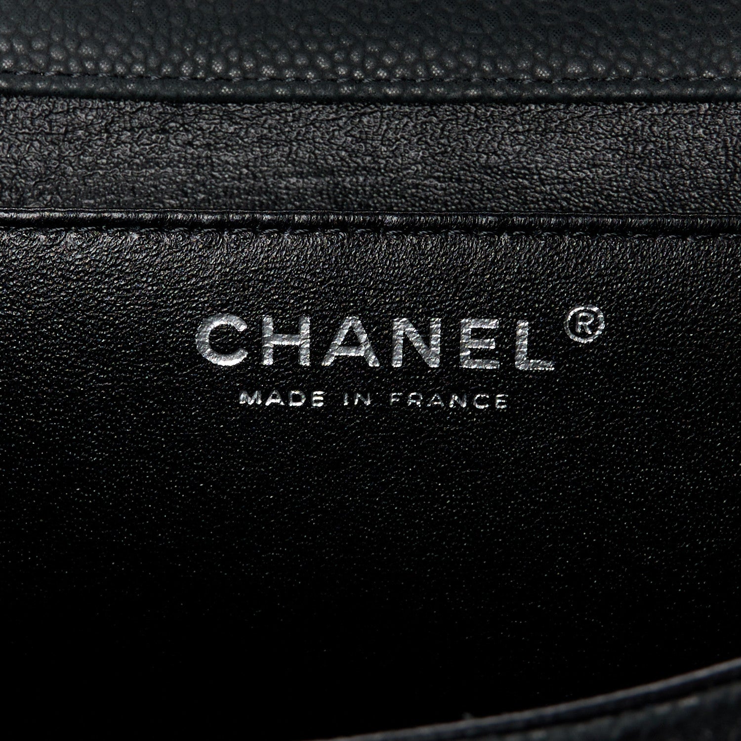 Chanel Iridescent Caviar Quilted Clutch With Chain Flap Black 7 of 12