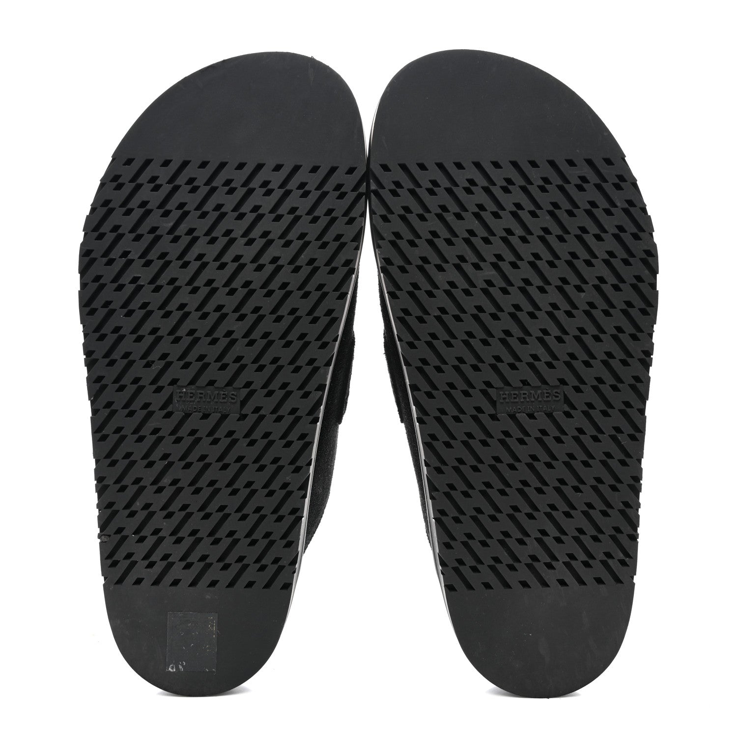 Hermes Suede Calfskin Go Mules 38 Black 5 of 7