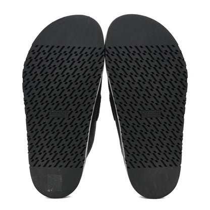 Hermes Suede Calfskin Go Mules 38 Black 5 of 7