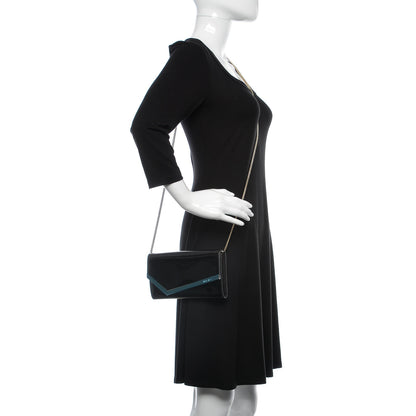 Jimmy Choo Patent Emmie Clutch Bag Black 2 of 10