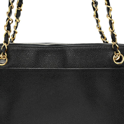 Chanel Caviar Triple CC Shoulder Bag Black 9 of 12
