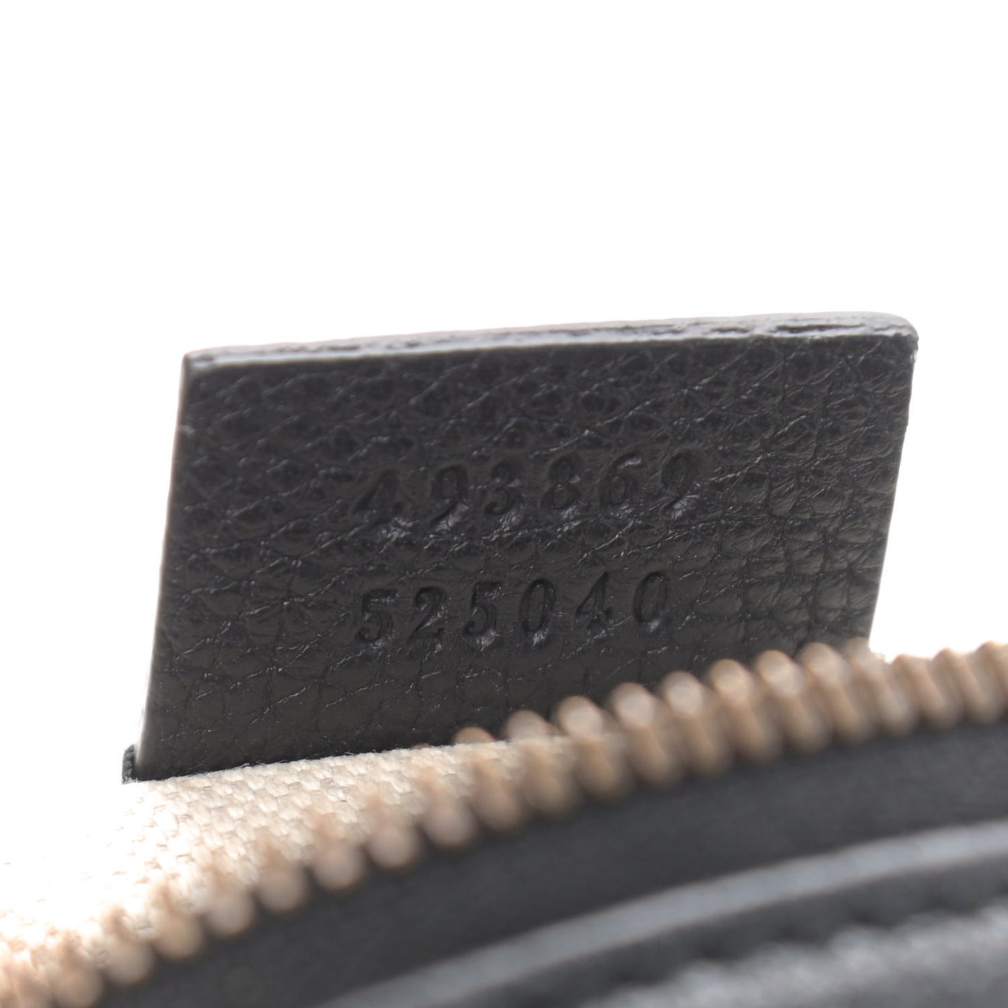 Grained Calfskin Logo Belt Bag Black