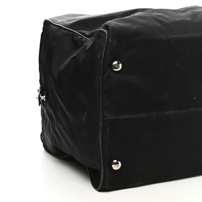 Prada Tessuto Nylon Saffiano Viaggio Duffle Black 8 of 14