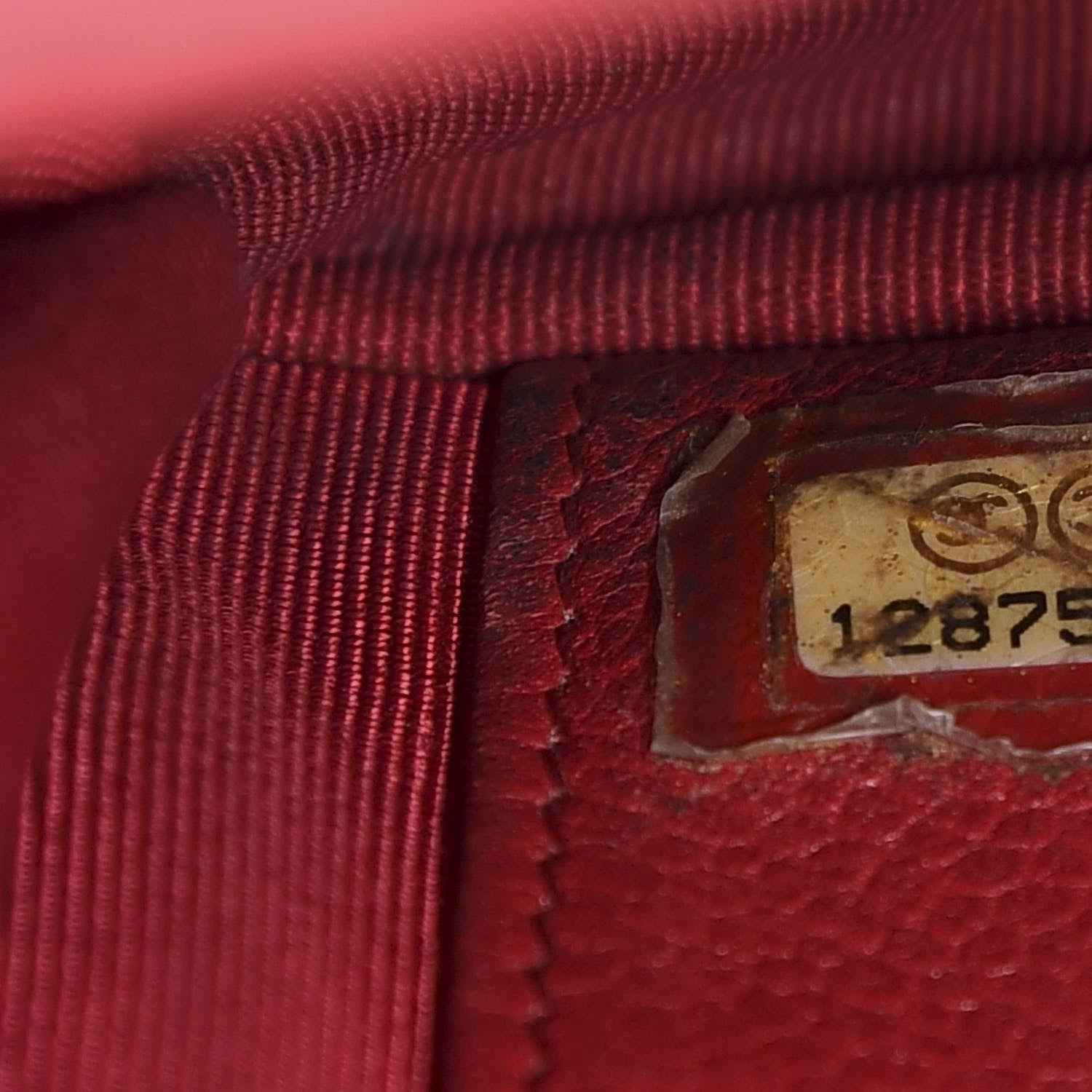 Chanel Caviar Quilted Wallet on Chain WOC Red 12 of 14