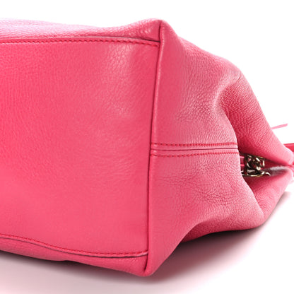 Gucci Pebbled Calfskin Medium Soho Chain Shoulder Bag Pink 9 of 9