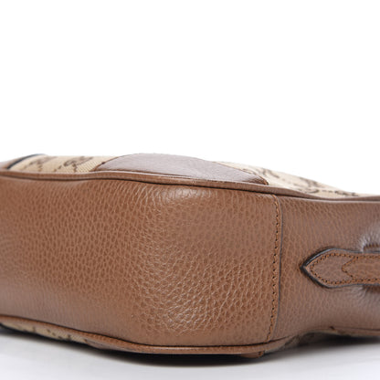 Gucci Monogram Mini Bree Messenger Bag Beige Tabacco 7 of 11