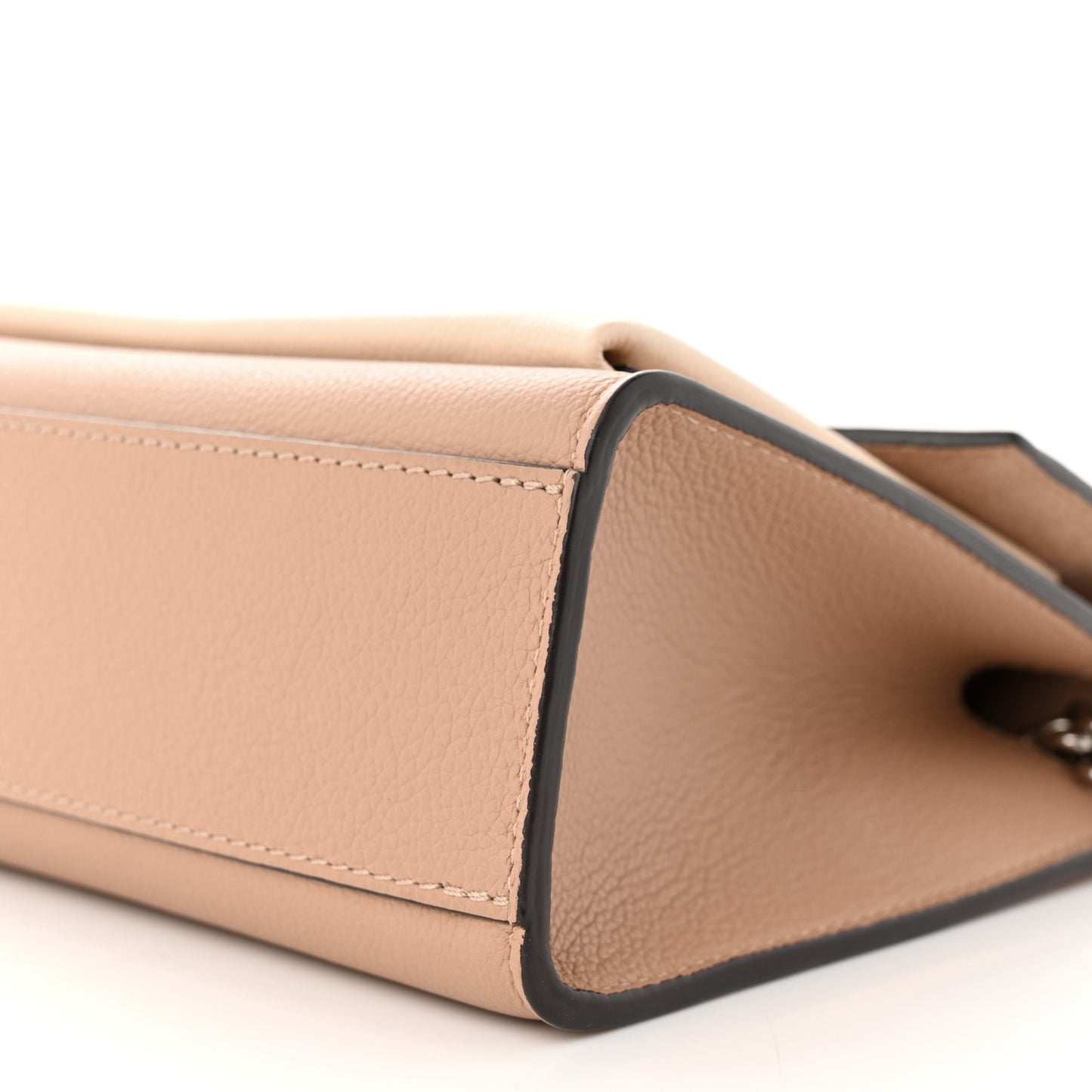 Soft Calfskin My Lockme Chain Bag BB Quartz