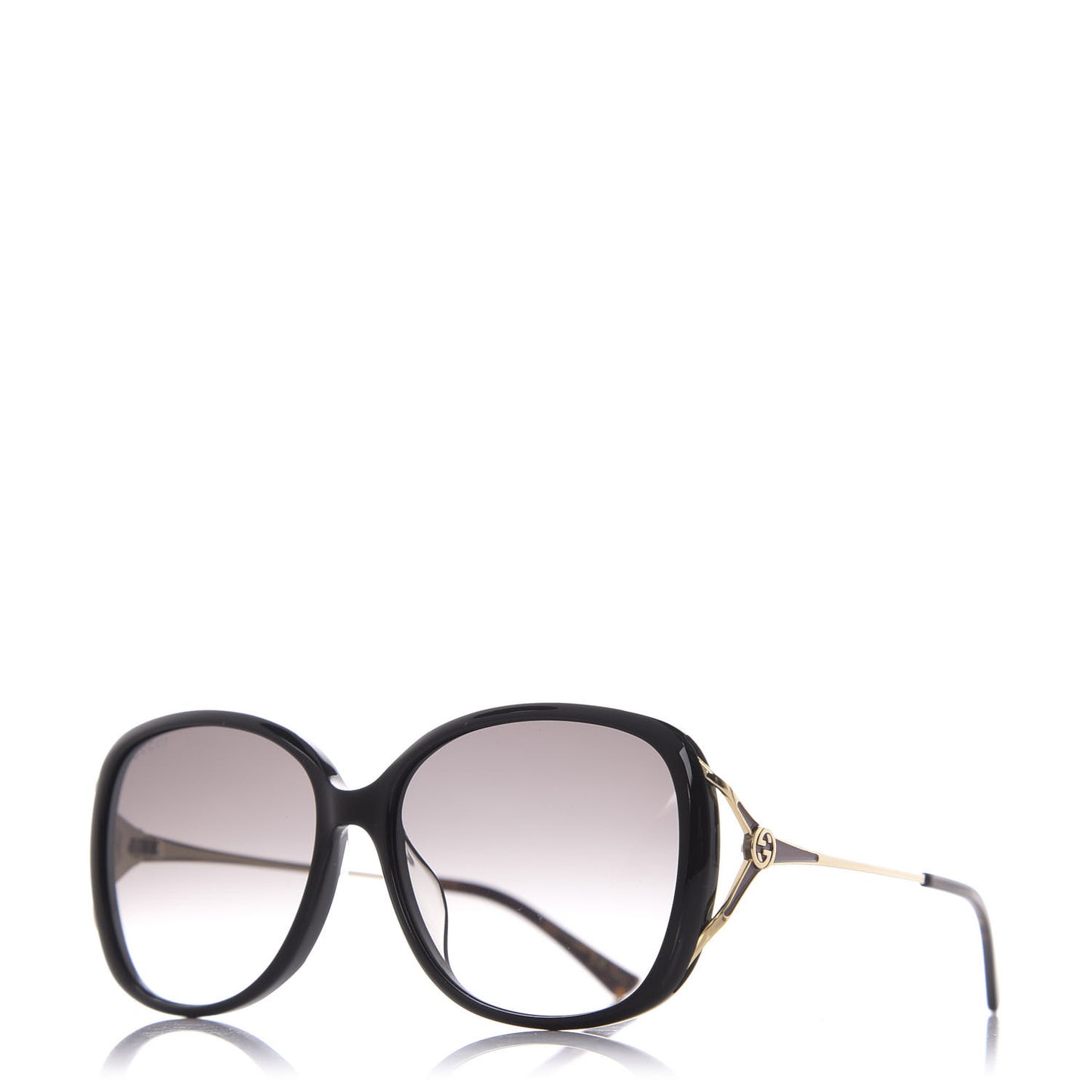 Acetate Metal Oversized Sunglasses GG0649SK Black