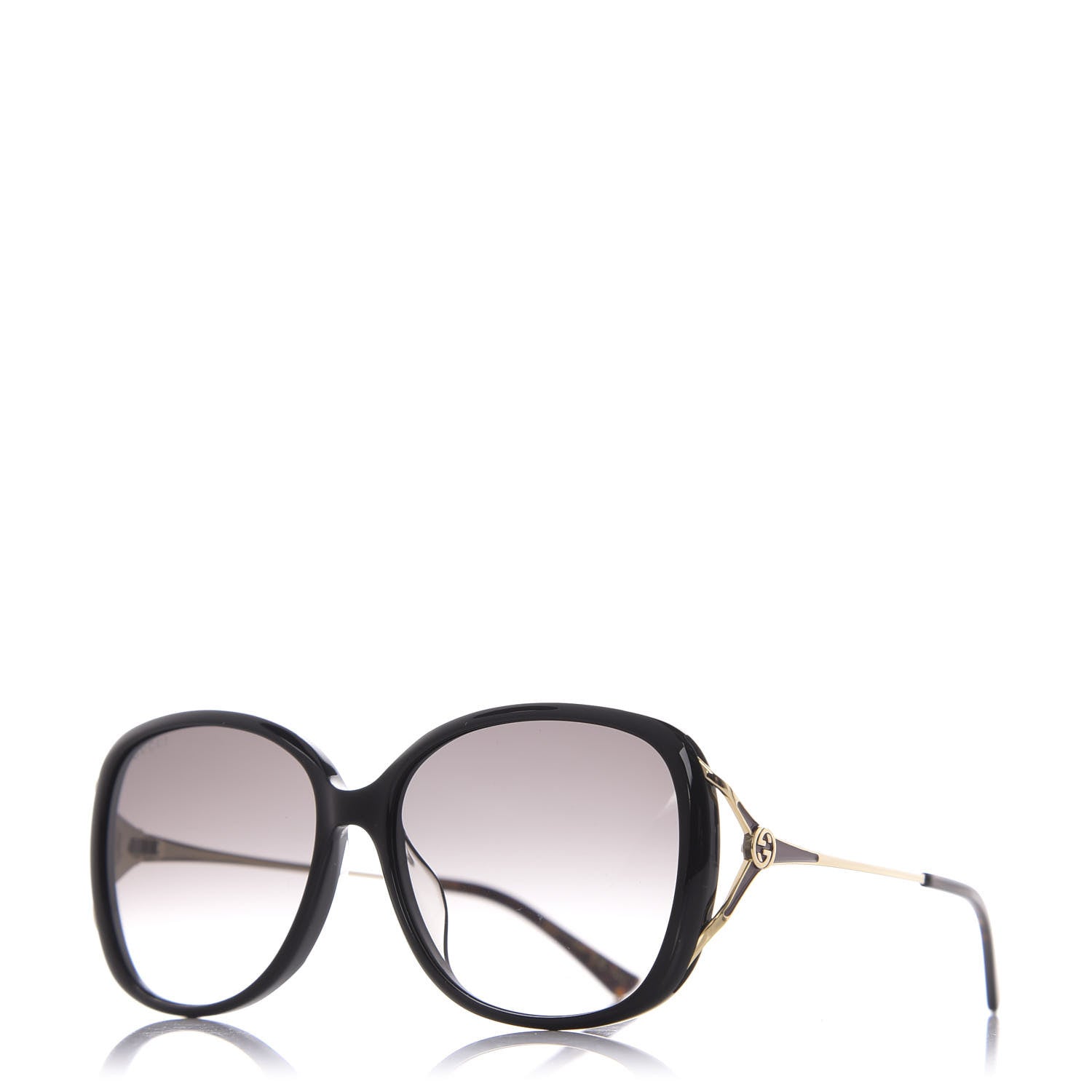 Gucci Acetate Metal Oversized Sunglasses GG0649SK Black 1 of 8