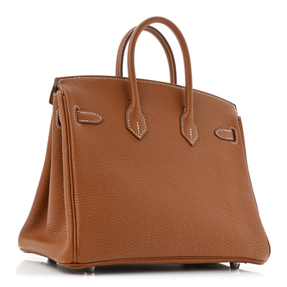 Hermes Togo Birkin 25 Gold 3 of 14
