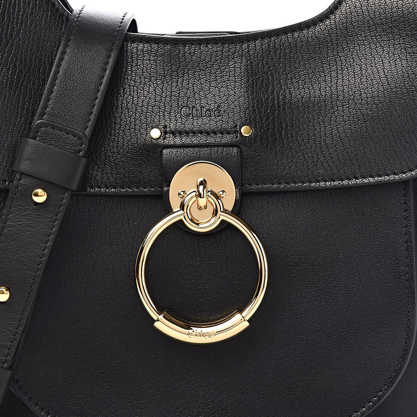 Calfskin Medium Tess Hobo Black