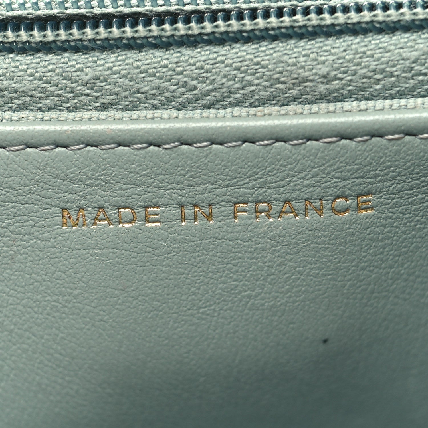 Chanel Caviar Quilted Wallet on Chain WOC Light Blue 7 of 12
