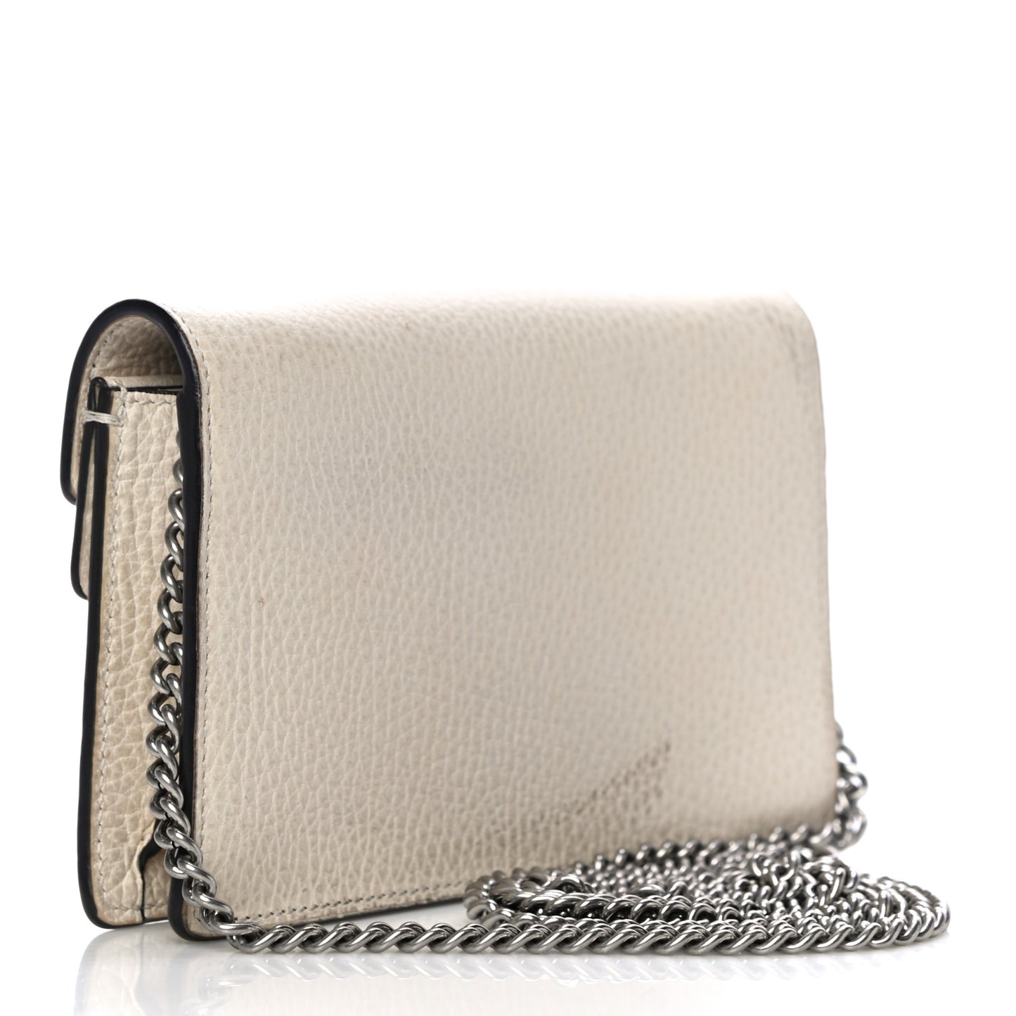 Dollar Calfskin Crystal Super Mini Dionysus Shoulder Bag Mystic White Black Diamond