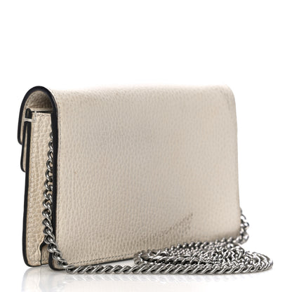 Gucci Dollar Calfskin Crystal Super Mini Dionysus Shoulder Bag Mystic White Black Diamond 3 of 17