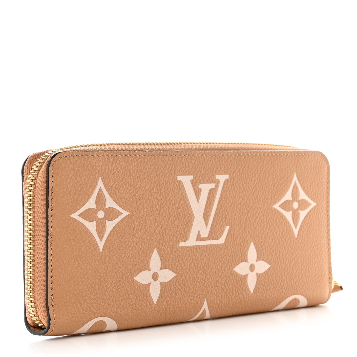 Empreinte Monogram Giant Clemence Wallet Arizona Creme