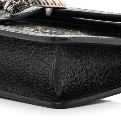 Gucci Jacquard Black Denim GG Monogram Super Mini Dionysus Shoulder Bag Black Ivory 9 of 13