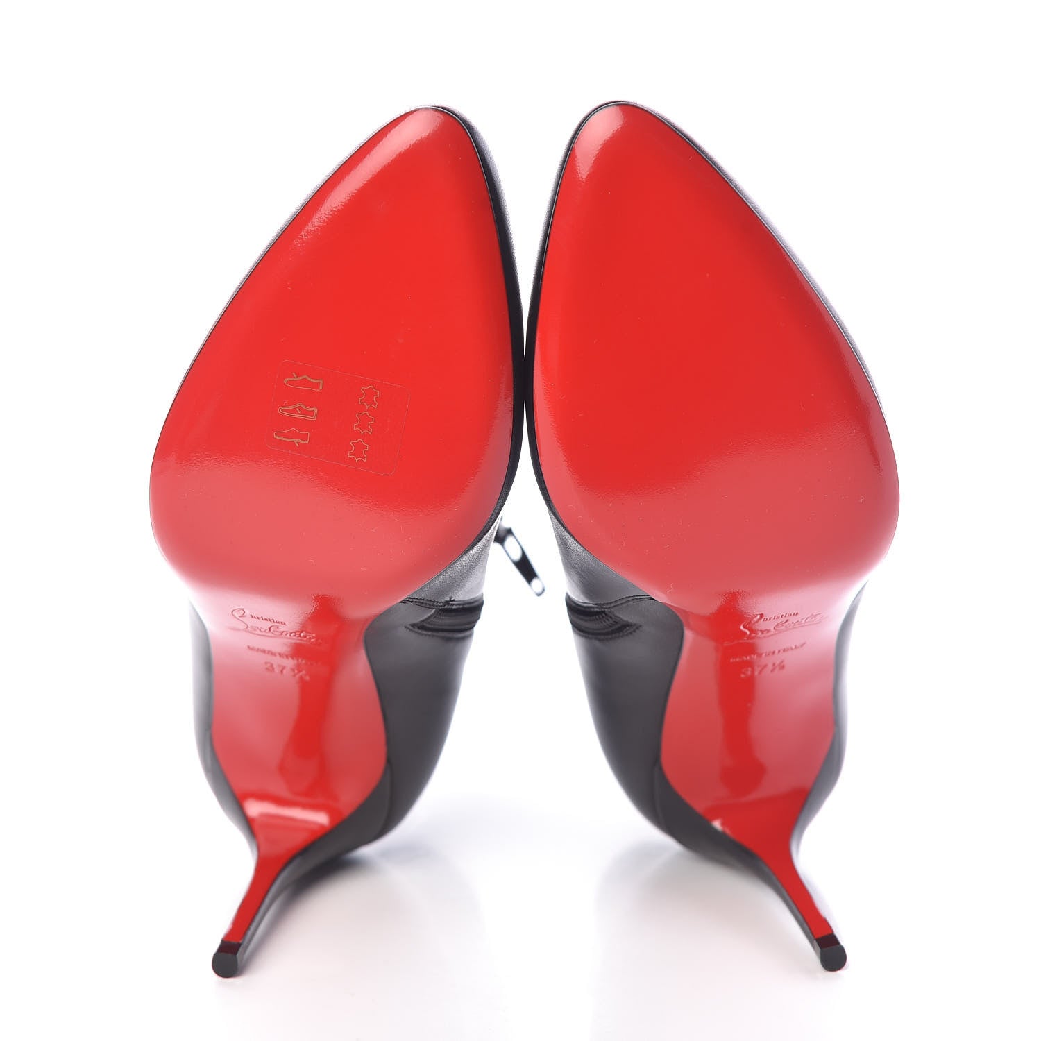 Christian Louboutin Calfskin So Kate Booty 85 Ankle Boots 37.5 Black 7 of 7