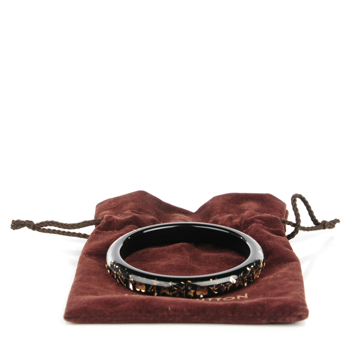 Resin Swarovski Medium Inclusion Bracelet PM Black