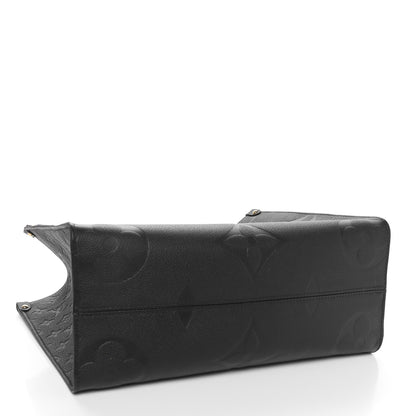 Louis Vuitton Empreinte Monogram Giant Onthego MM Black 4 of 10