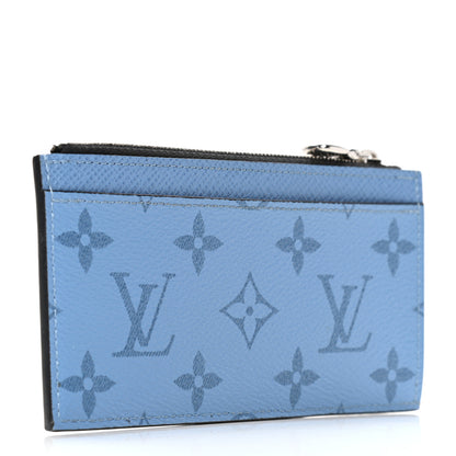 Louis Vuitton Taigarama Coin Card Holder Denim 2 of 5