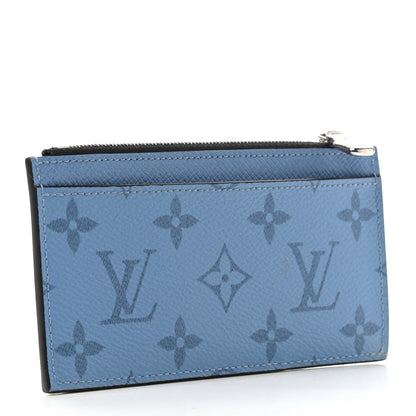 Louis Vuitton Taigarama Coin Card Holder Denim 3 of 9