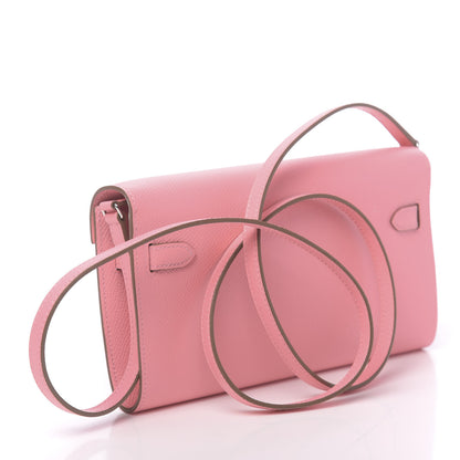 Hermes Epsom Kelly Wallet To Go Rose Confetti 3 of 10