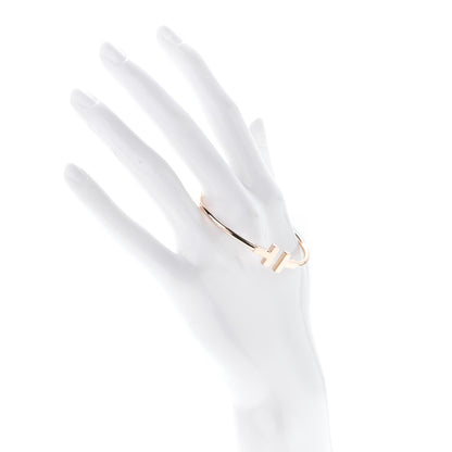 Tiffany 18K Rose Gold T Wire Bracelet 2 of 5