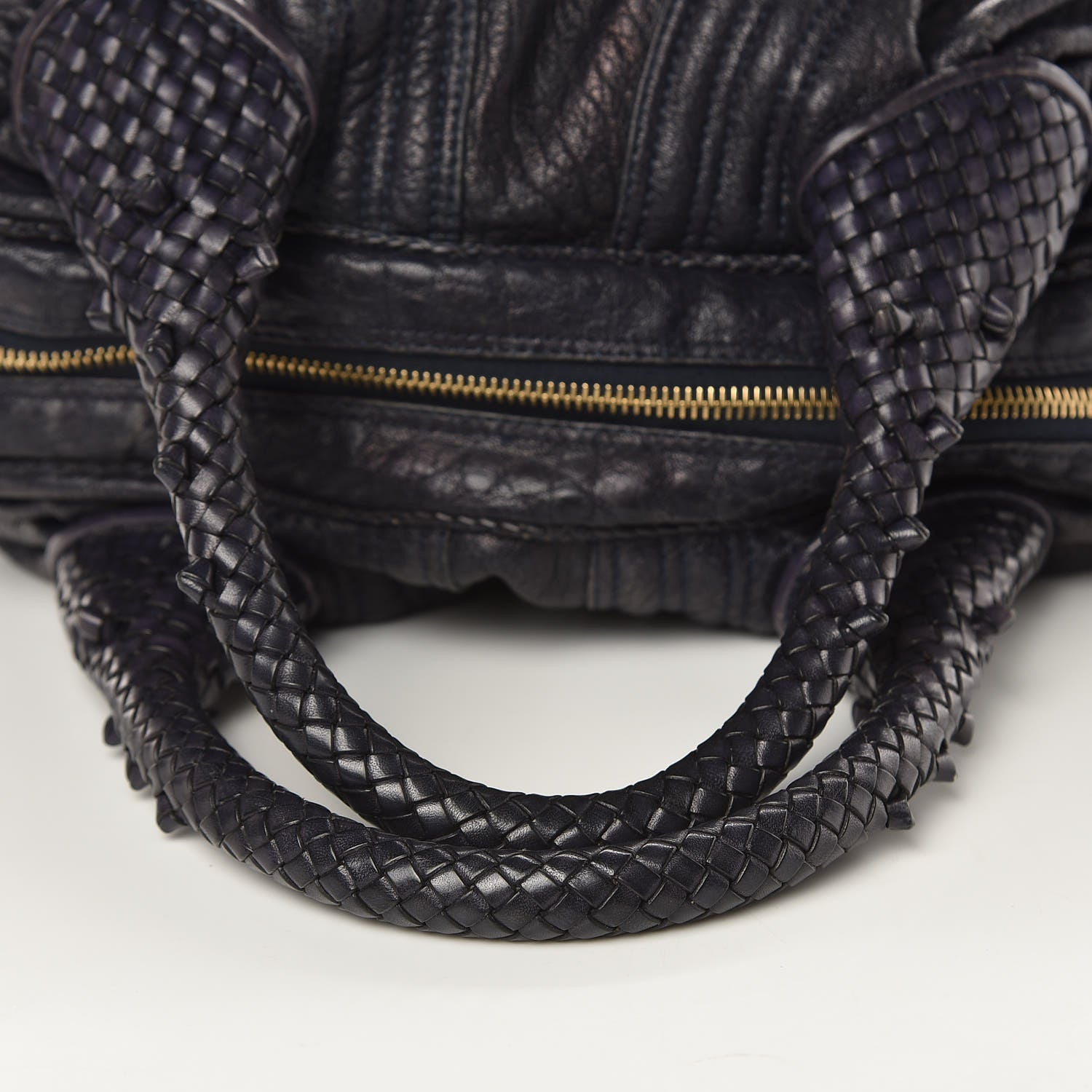 Fendi Nappa Nuvolata Spy Bowler Blueberry 9 of 13