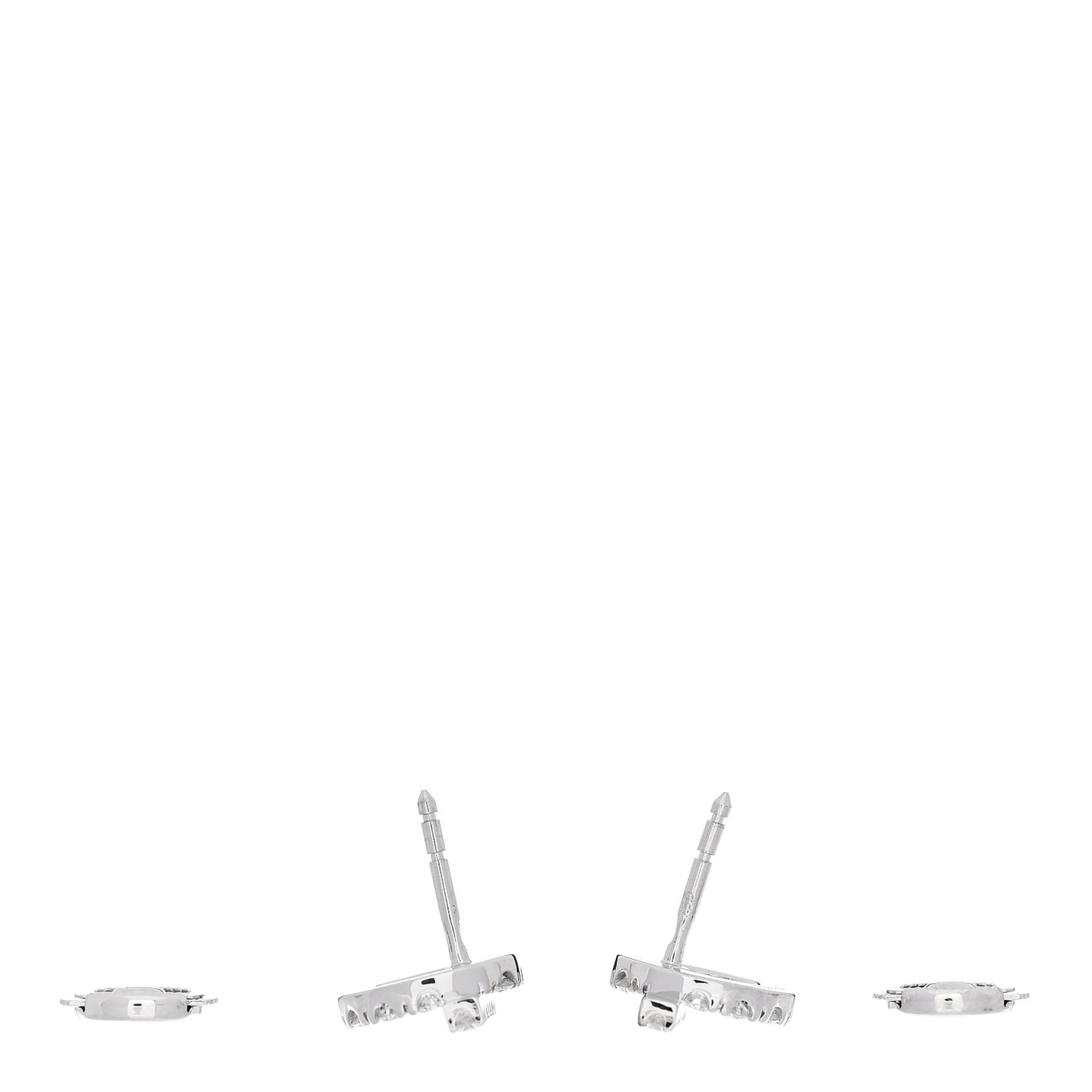 18K White Gold Diamond Finesse Earrings