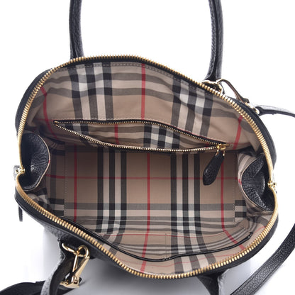 Burberry London Grainy Calfskin Small Greenwood Bowling Bag Black 5 of 14