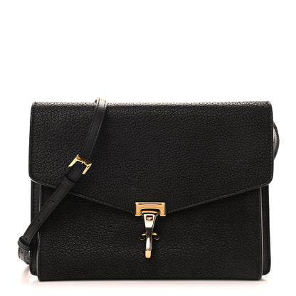 Burberry Grainy Nubuck Small Macken Crossbody Bag Black 1 of 12