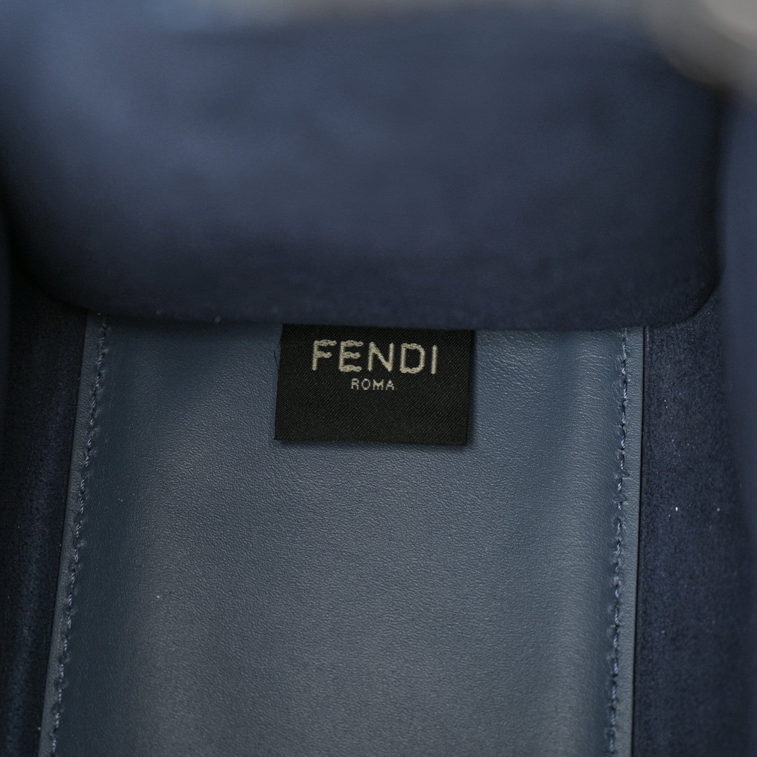 Fendi Vitello King Plexiglass Logo Embossed Small Fendi Sunshine Shopper Tote Mirto 6 of 12
