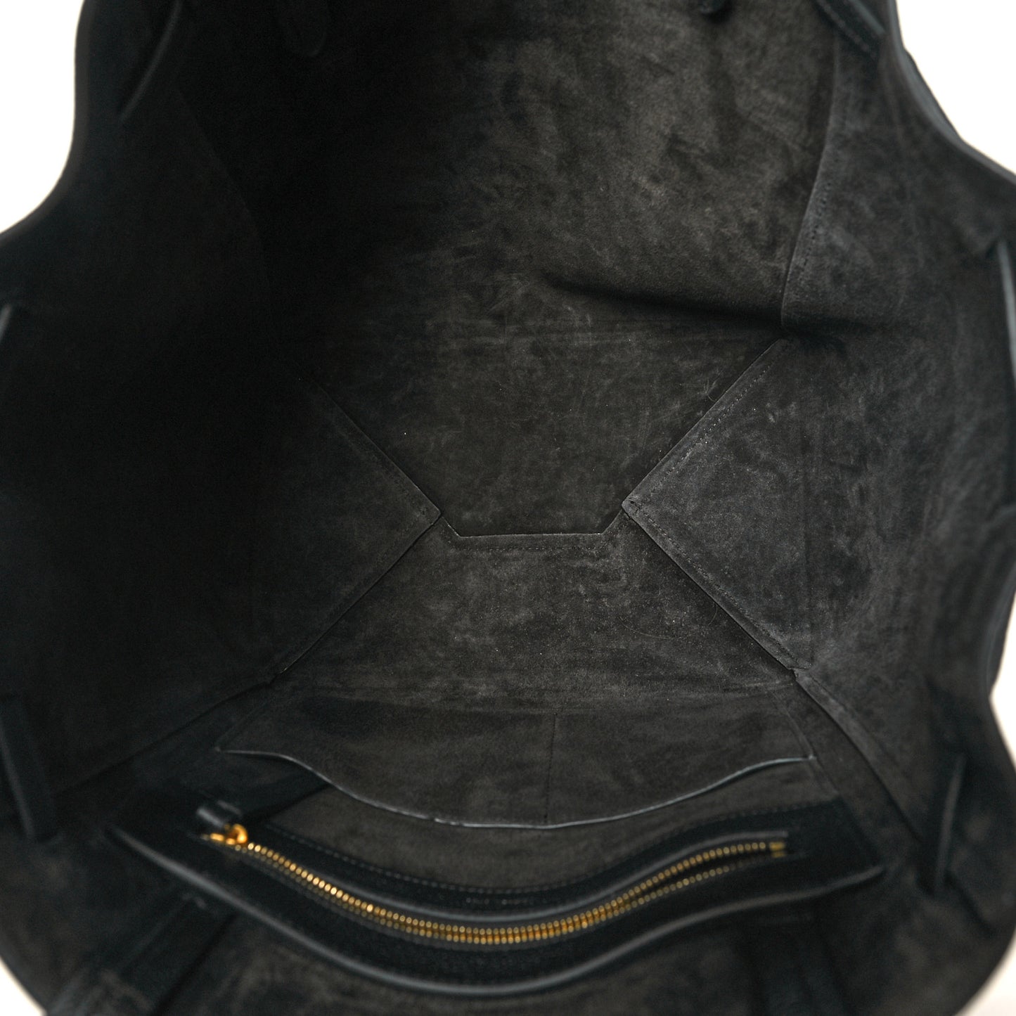 Soft Grained Calfskin Small Belt Cabas Phantom Black