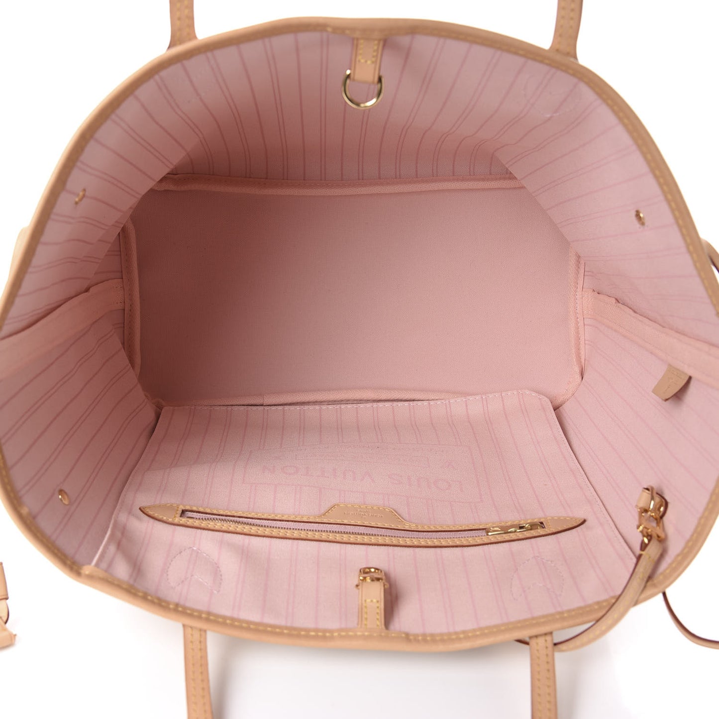 Damier Azur Neo Neverfull MM Rose Ballerine