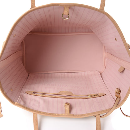 Louis Vuitton Damier Azur Neo Neverfull MM Rose Ballerine 5 of 11