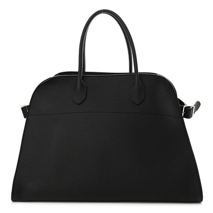 The Row Matte Grained Calfskin Soft Margaux 15 Black 1 of 9