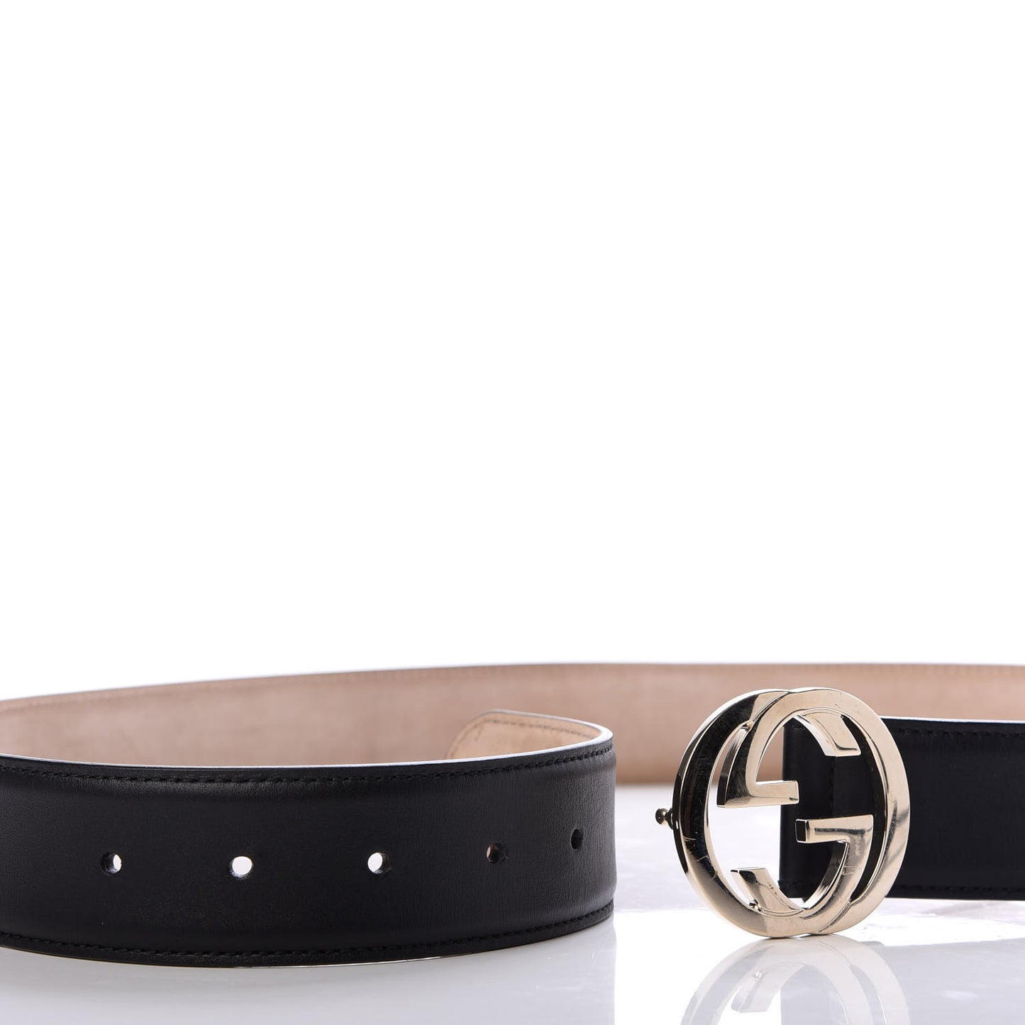 Calfskin Interlocking G 37mm Belt 90 36 Black