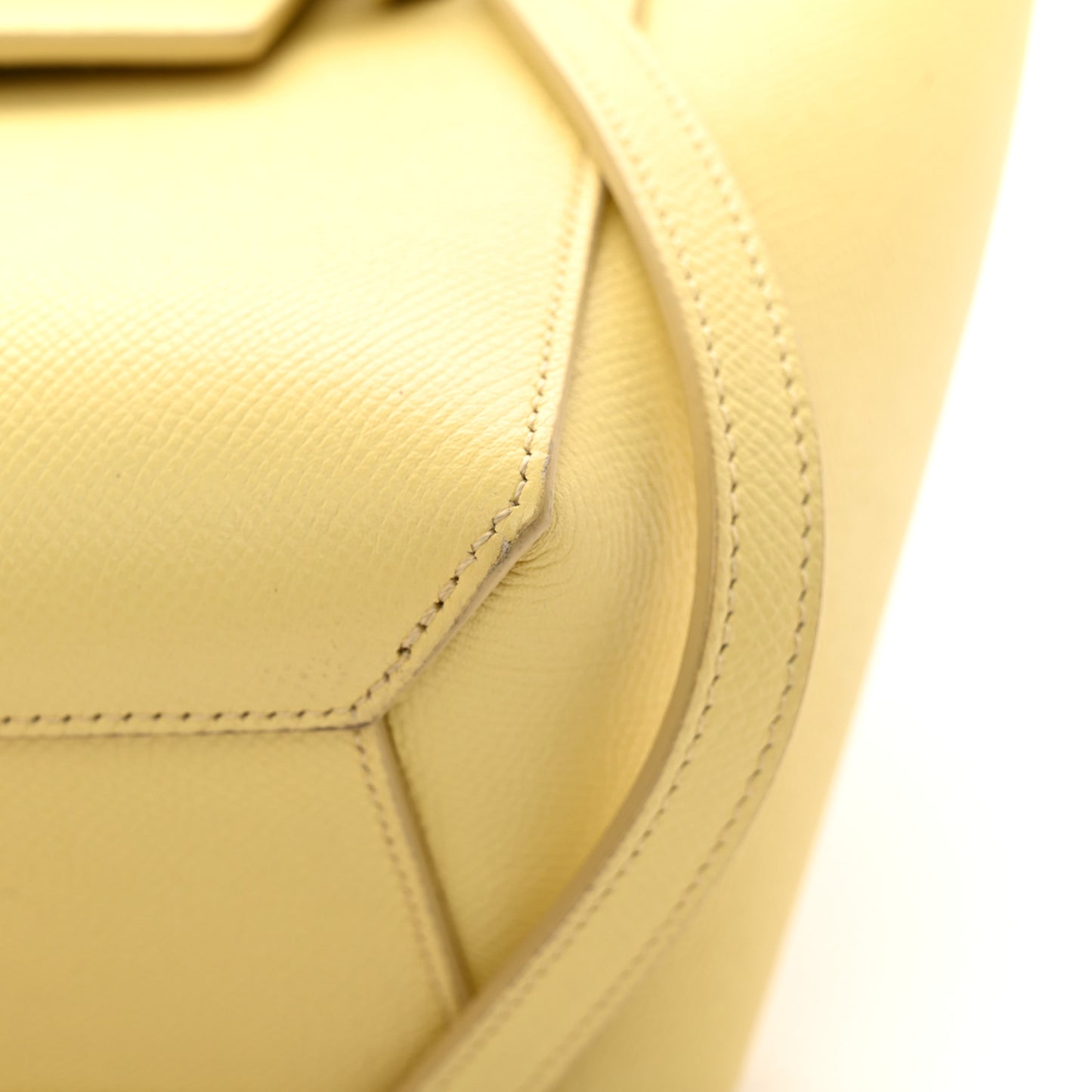 Grained Calfskin Nano Belt Bag Bergamote