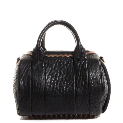 Alexander Wang Pebbled Lambskin Rockie Black w Rose Gold Hardware 1 of 6