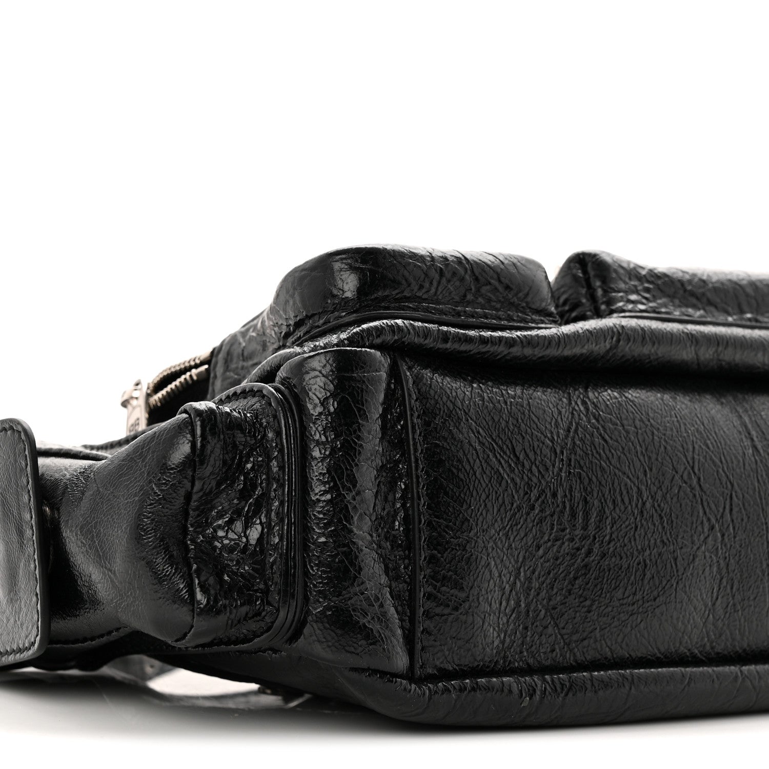 Balenciaga Agneau Arena Superbusy XS Sling Zip Shoulder Bag Black Black 9 of 10