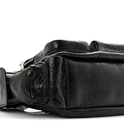 Balenciaga Agneau Arena Superbusy XS Sling Zip Shoulder Bag Black Black 9 of 10