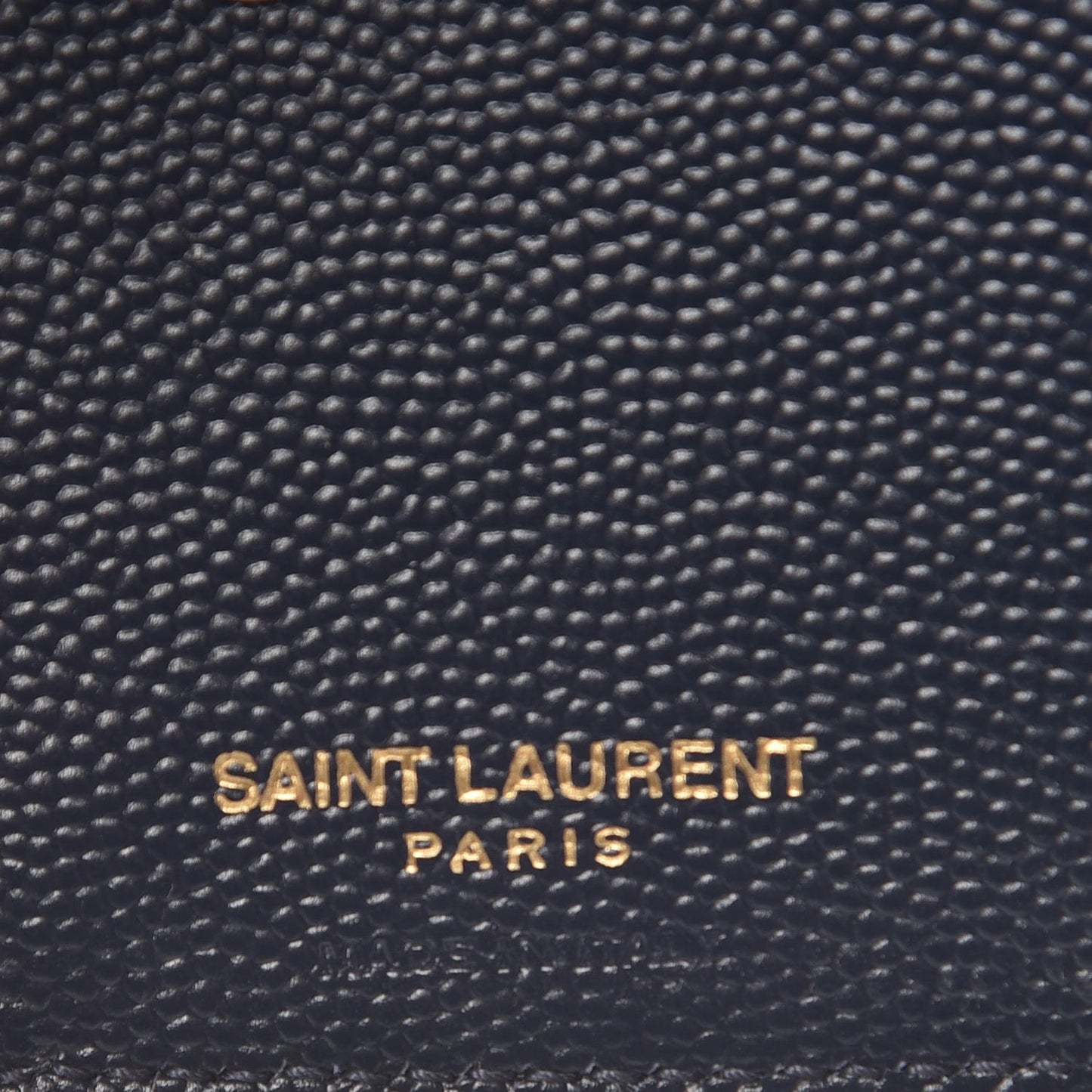 Grain De Poudre Matelasse Chevron Monogram Zipped Card Case Navy