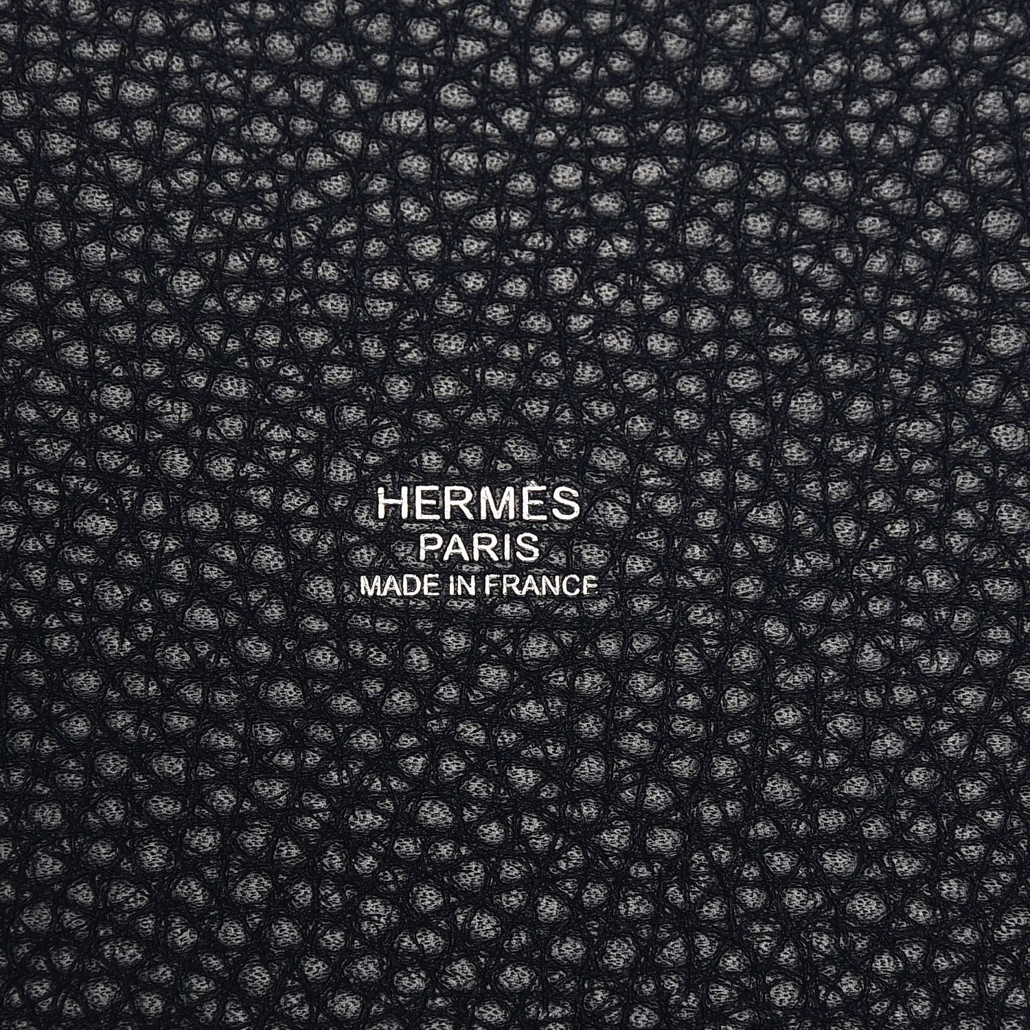 Hermes Taurillon Clemence Picotin Lock 26 GM Bleu Nuit 8 of 9