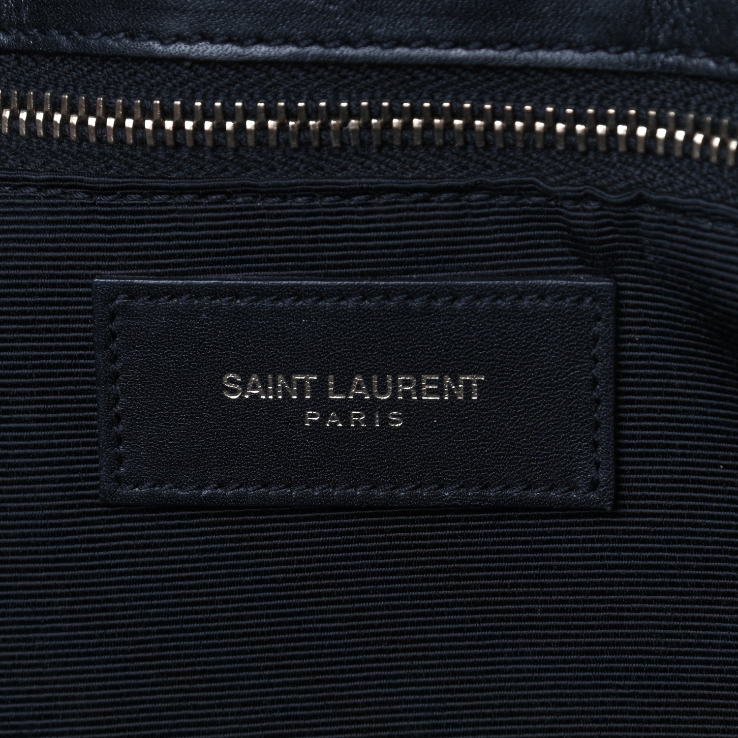 Saint Laurent Calfskin Classic Monogram Shopping Bag Black 6 of 10
