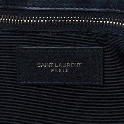 Saint Laurent Calfskin Classic Monogram Shopping Bag Black 6 of 10