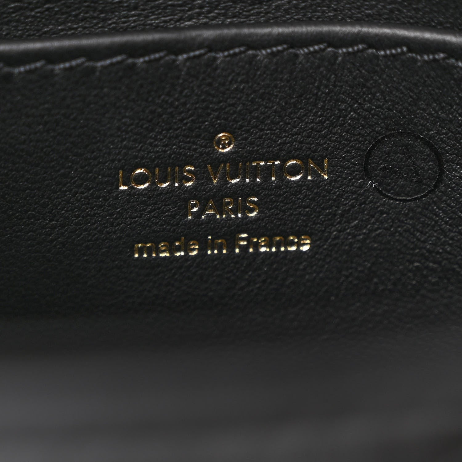 Louis Vuitton Lambskin Malletage Top Handle GO-14 MM Black 7 of 12