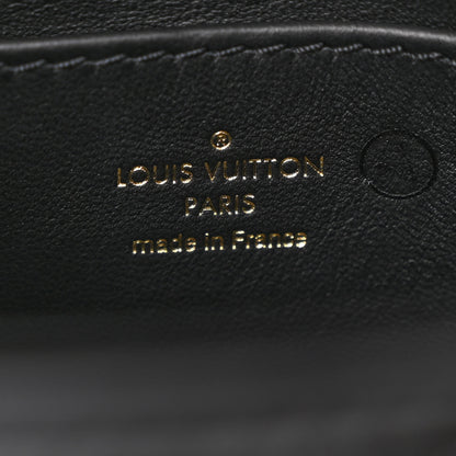 Louis Vuitton Lambskin Malletage Top Handle GO-14 MM Black 7 of 12