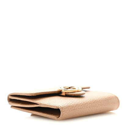 Gucci Dollar Calfskin Interlocking G French Wallet Camelia 4 of 7